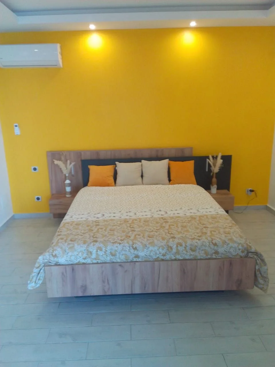 Chambre Safran de la Villa Rapha au Gosier